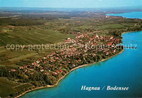 AK / Ansichtskarte Hagnau_Bodensee Fliegeraufnahme Hagnau Bodensee