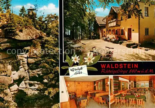 AK / Ansichtskarte Waldstein_Fichtelgebirge Waldsteinhaus Gastraeume Waldstein_Fichtelgebirge