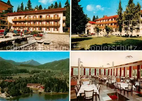 AK / Ansichtskarte Bad_Wiessee Haus Hubertus Teilansichten Bad_Wiessee