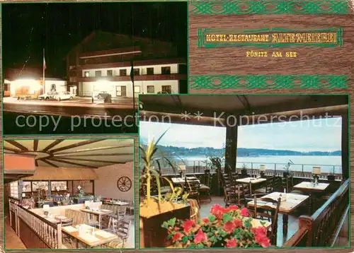 AK / Ansichtskarte Poenitz_See Restaurant Hotel Alte Meierei Teilansichten  Poenitz_See