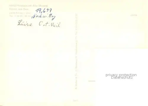 AK / Ansichtskarte Poenitz_See Restaurant Hotel Alte Meierei Teilansichten  Poenitz_See