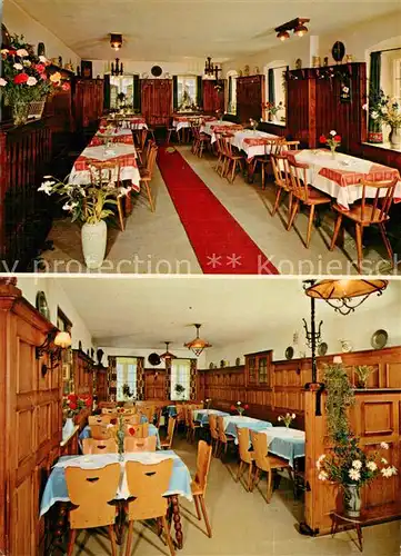 AK / Ansichtskarte Garmisch Partenkirchen Hotel Gasthof Drei Mohren Innenansichten Garmisch Partenkirchen