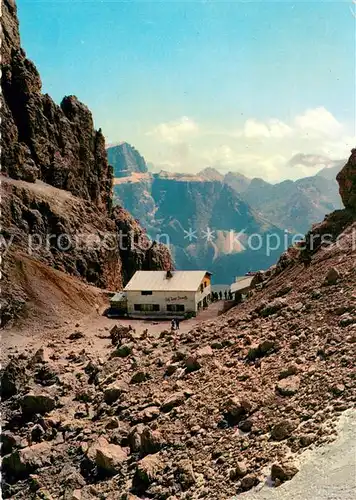 AK / Ansichtskarte Langkofelscharte_2681m_Langkofelhuette_IT Panorama 