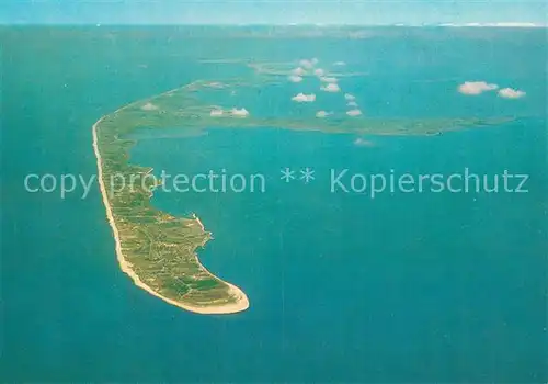 AK / Ansichtskarte Sylt von Sueden im Hintergrund Insel Roem Daenemark Sylt