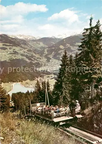 AK / Ansichtskarte Schruns_Vorarlberg Golmerbahn Blick ins Tal Alpenpanorama Schruns Vorarlberg