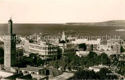 AK / Ansichtskarte Tanger_Tangier_Tangiers Vue vers le Grand Socco et le Port Tanger_Tangier_Tangiers