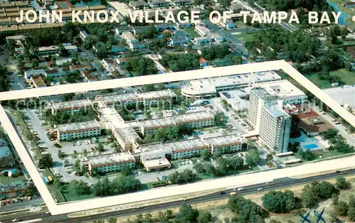 AK / Ansichtskarte Tampa_Florida John Knox Village of Tampa Bay Air view 