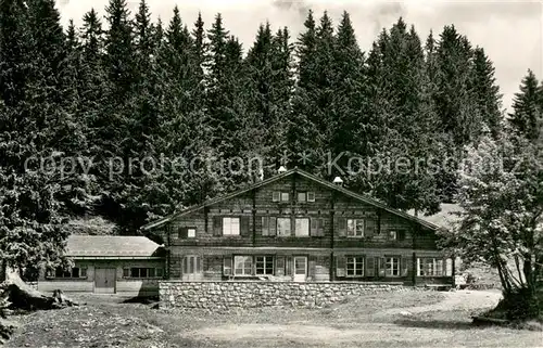 AK / Ansichtskarte Braunwald_GL Berghaus Hahnenbuehl Braunwald GL