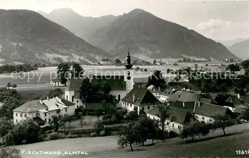 AK / Ansichtskarte Viechtwang Almtal Panorama Viechtwang