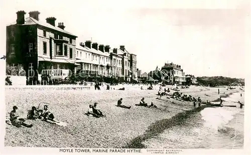 AK / Ansichtskarte Hythe_Kent_UK Moyle Tower Marine Parade 