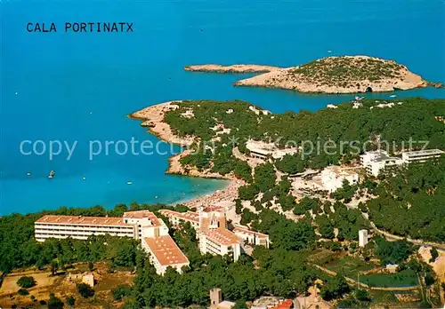 AK / Ansichtskarte Cala_Portinatx_Ibiza_Islas_Baleares_ES Fliegeraufnahme 