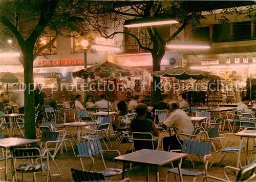 AK / Ansichtskarte Pineda_de_Mar_ES Plaza de Las Melias Nocturna 