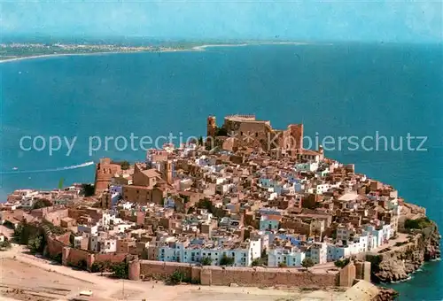 AK / Ansichtskarte Peniscola_ES Fliegeraufnahme 