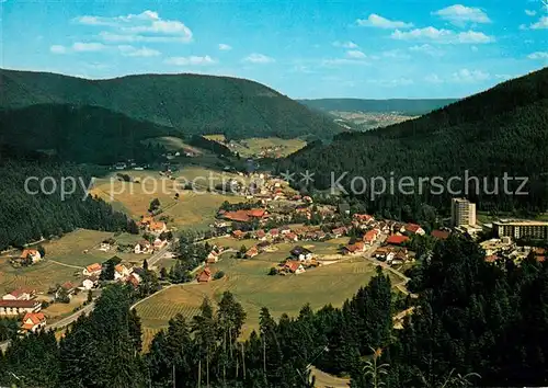 AK / Ansichtskarte Obertal_Baiersbronn Schwarzwald Sanatorium Landschaftspanorama Obertal Baiersbronn