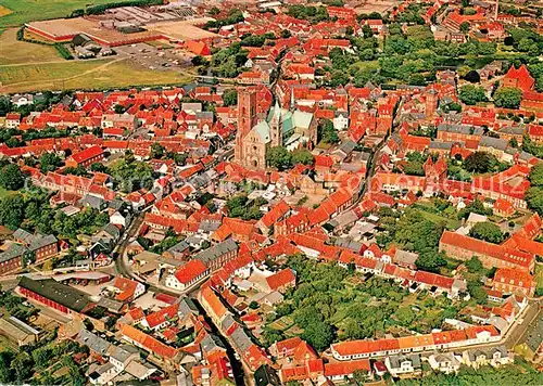 AK / Ansichtskarte Ribe Stadtzentrum mit Dom Ribe