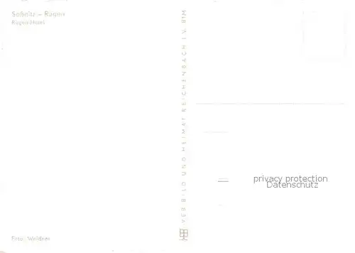 AK / Ansichtskarte Sassnitz_Ostseebad_Ruegen Ruegen Hotel Sassnitz_Ostseebad_Ruegen