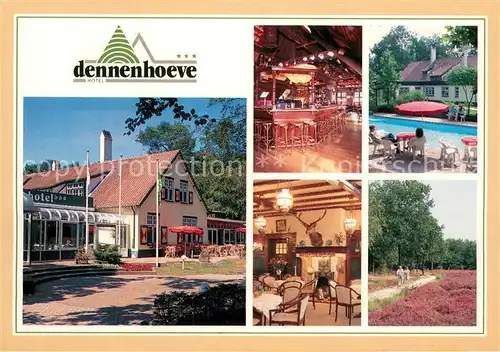 AK / Ansichtskarte Nunspeet Hotel Dennenhoeve Restaurant Swimming Pool Natur Nunspeet