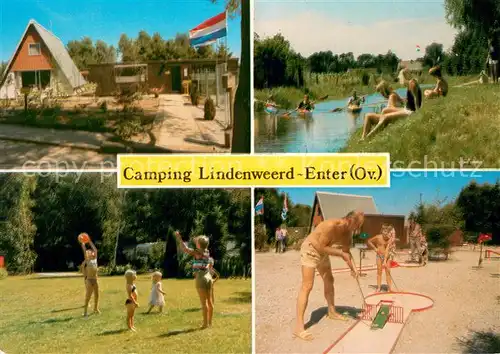 AK / Ansichtskarte Enter Camping en Bungalowpark Liendenweerd Minigolf Kanufahren Enter