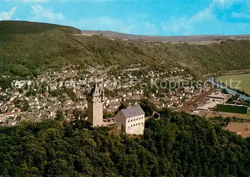 AK / Ansichtskarte Nassau_Bad Fliegeraufnahme Stammburg Nassau Oranien Nassau_Bad