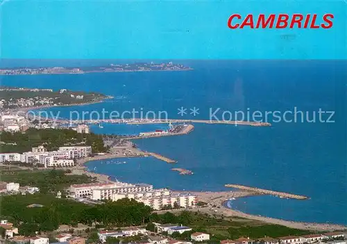 AK / Ansichtskarte Cambrils_Costa_Dorada_ES Fliegeraufnahme Panorama Strand 