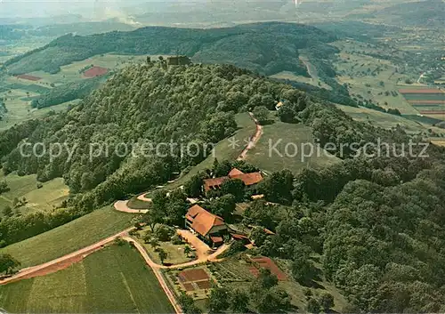 AK / Ansichtskarte Kuessaberg Fliegeraufnahme Gasthof_pension Kuessaburg m. Ferienheim Bernauer Kuessaberg