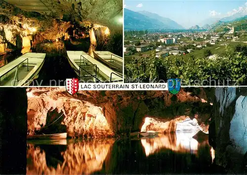 AK / Ansichtskarte Saint_Leonard_VS  Lac Souterrain  Saint_Leonard_VS