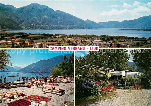 AK / Ansichtskarte Tenero_Lago_Maggiore Camping Verbano   Lido Teilansichten Tenero_Lago_Maggiore