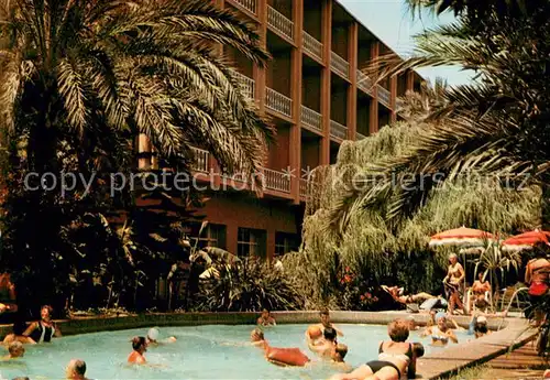 AK / Ansichtskarte Marrakech_Marrakesch Hotel de la Menara Marrakech Piscine Marrakech Marrakesch