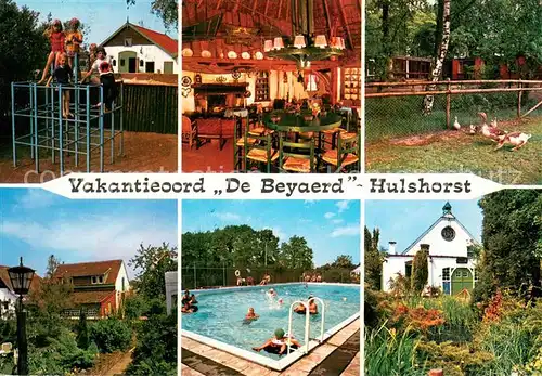 AK / Ansichtskarte Hulshorst_NL Vakantieoord De Beyaerd Restaurant Swimming Pool Gaense Kinderspielplatz 