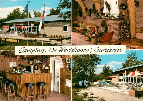 AK / Ansichtskarte Garderen_NL Camping De Hertshoorn Restaurant Terrasse 