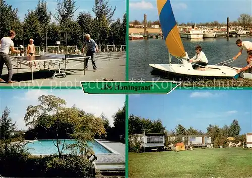 AK / Ansichtskarte Lathum_Zevenaar Recreatiepark Camping Jachthaven De Honingraat Tischtennis Swimming Pool 