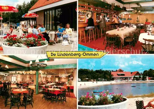 AK / Ansichtskarte Ommen_Overijssel De Lindenberg Restaurant Bar Gastrau Freibad Ommen Overijssel