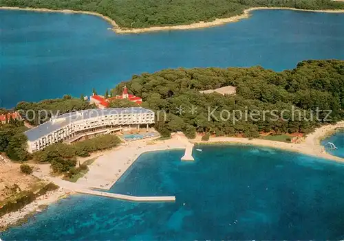 AK / Ansichtskarte Rovinj_Rovigno_Istrien Crveni otok Fliegeraufnahme 