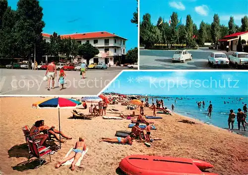 AK / Ansichtskarte Punta_Sabbioni_Venezia Camping Marina di Venezia Strandpartie 