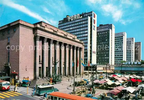 AK / Ansichtskarte Stockholm Konserthuset och Hoetorgs City Stockholm