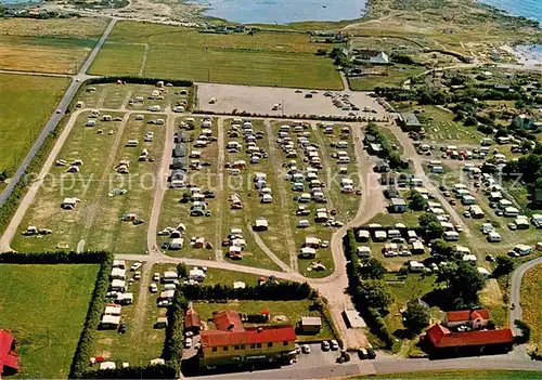 AK / Ansichtskarte Varberg_Sweden Getteroens Camping Fliegeraufnahme 