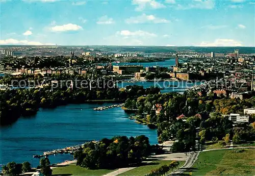 AK / Ansichtskarte Stockholm View from the Kaknas Tower Stockholm
