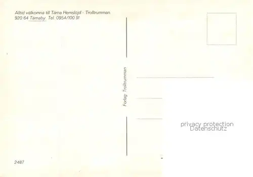 AK / Ansichtskarte Taernaby Taerna Hemsloejd Trolltrumman Taernaby
