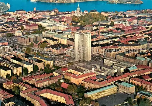 AK / Ansichtskarte Stockholm Flygvy over Soedermalm Stockholm