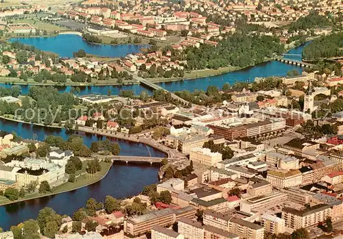 AK / Ansichtskarte Karlstad_Sweden Fliegeraufnahme 