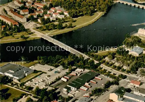 AK / Ansichtskarte Karlstad_Sweden Flygvy oever Tingvallabron 