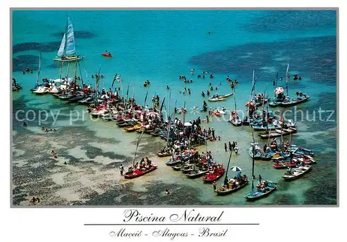 AK / Ansichtskarte Maceio_Brazil Piscina Natural da Praia de Pajucara 