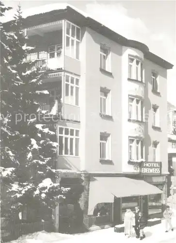 AK / Ansichtskarte Davos_GR Hotel Edelweiss Davos_GR