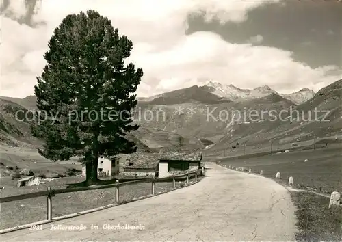 AK / Ansichtskarte Oberhalbstein Julierstrasse Panorama Oberhalbstein