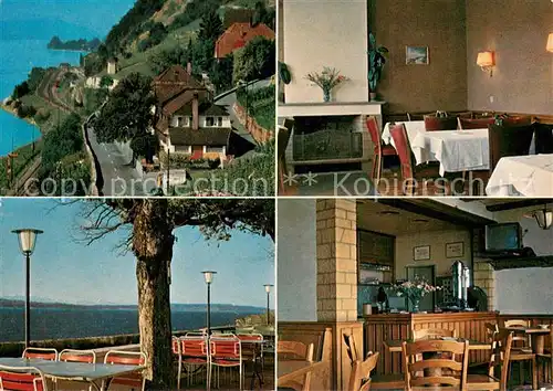 AK / Ansichtskarte Alfermee_Tuescherz Alfermee_BE Hotel Bellevue Gaststube Bar Terrasse 