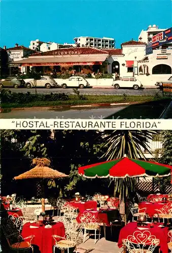 AK / Ansichtskarte Torremolinos_ES Hostal Restaurante Florida Plaza de la Costa del Sol 