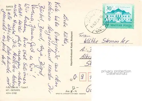 AK / Ansichtskarte Barcs_HU Ortsansichten 