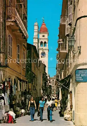 AK / Ansichtskarte Corfu_Korfu Kleine Strasse Hl Spyridon Corfu Korfu