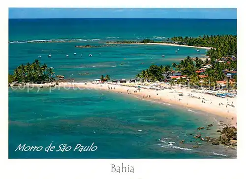 AK / Ansichtskarte Bahia_Sao_Paulo_Brazil Vista aerea de Morro de Sao Paulo 
