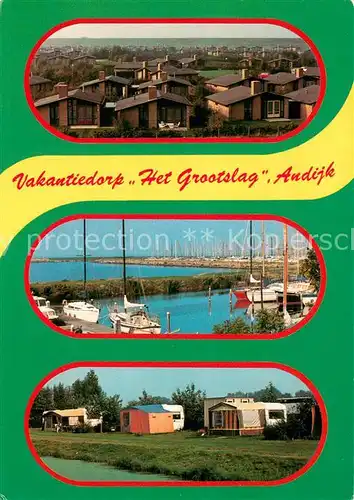 AK / Ansichtskarte Andijk Vakantiedorp Het Grootslag Bootshafen Camping Andijk